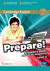 Cambridge English Prepare! Level 3 Students Book and Online Workbook with Testbank